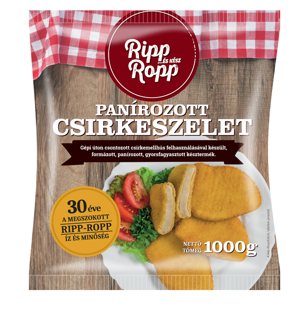 Ripp-Ropp Panírozott Csirkeszelet